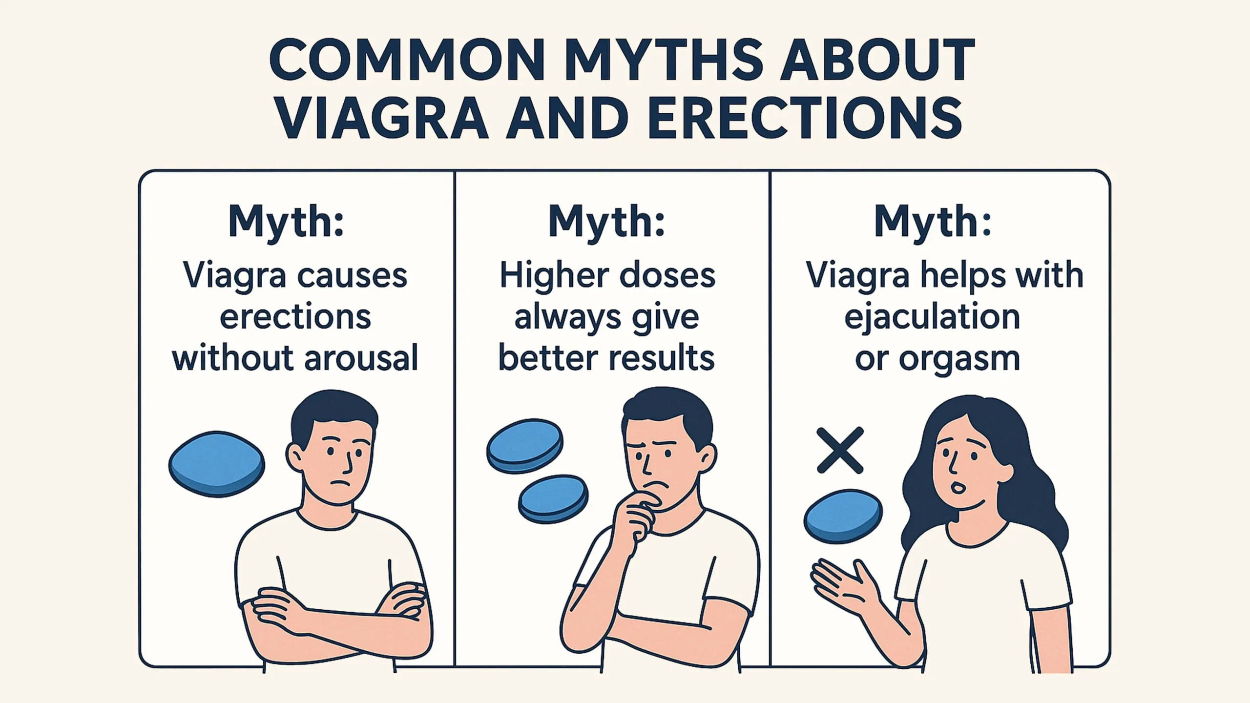 Common Myths About Viagra and Erections
